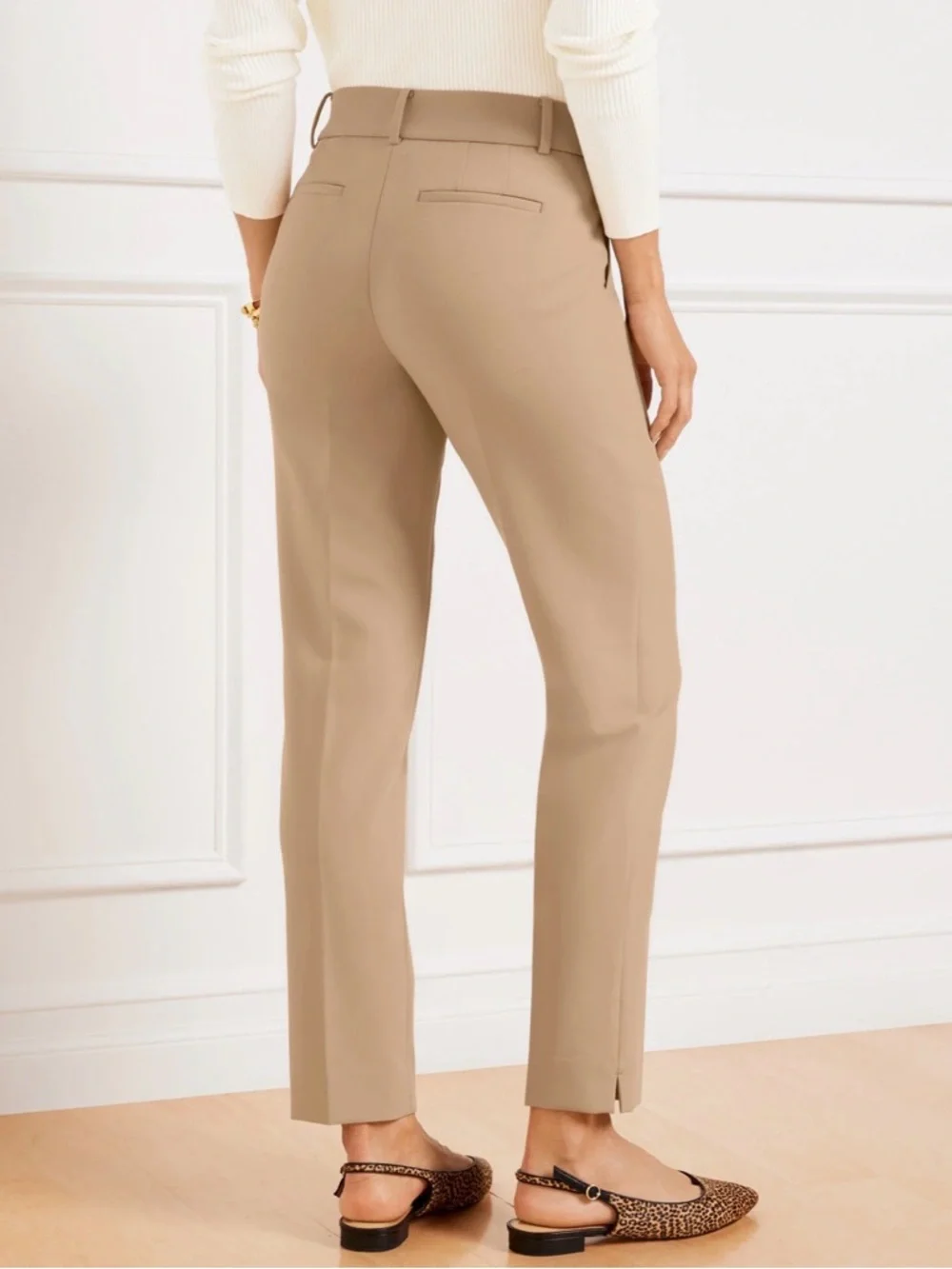 Talbots Tan Hampshire Ankle Pants Women’s size 4 - Picture 10 of 10